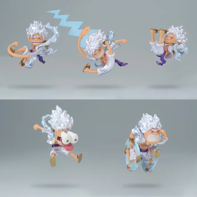 One Piece- Assortiment de Figurines WCF - Luffy Gear 5 - World Collectable Figure