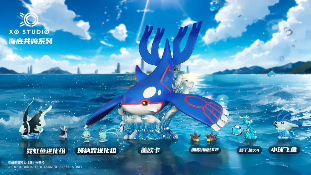 [IN STOCK] 1/20 Scale World Figure [XO] – Kyogre & Finneon & Lumineon & Mantyke & Manaphy & Wishiwashi & Pincurchin