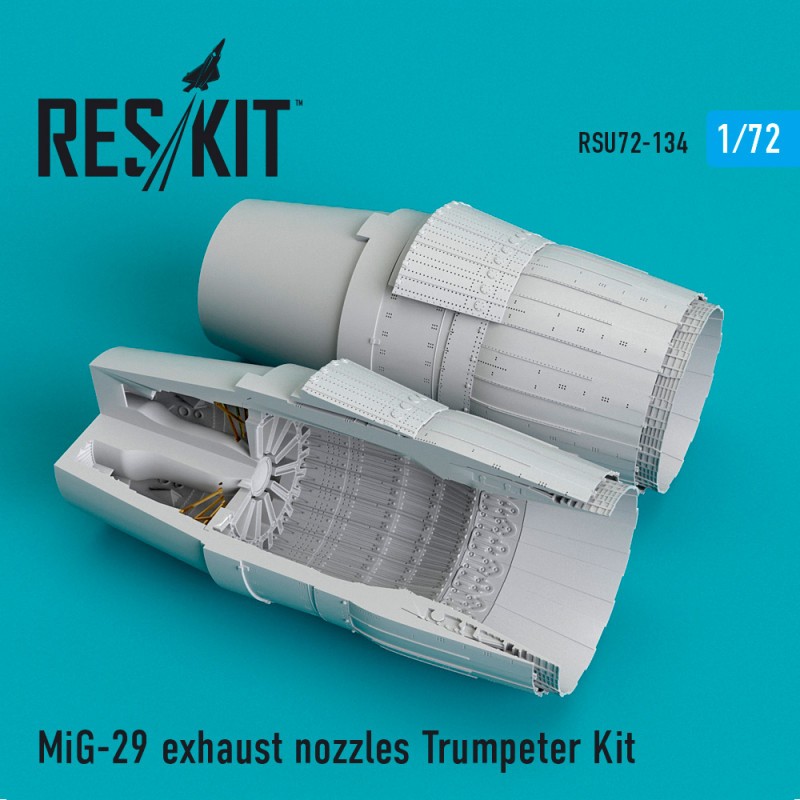 Buses d'échappement Mikoyan MiG-29 'Fulcrum' (conçues pour être utilisées avec les kits Trumpeter) [MiG-29A MIG-29C MiG-29SMT Mi
