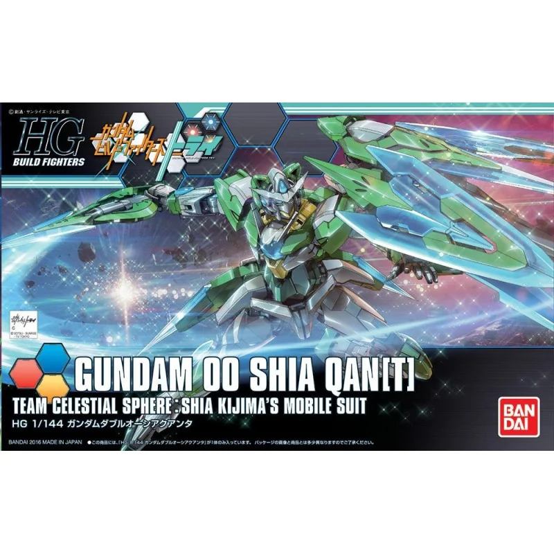 Gunpla GUNDAM Build Fighters - Model Kit - HG 1/144 - Gundam OO Sia Qan(t)
