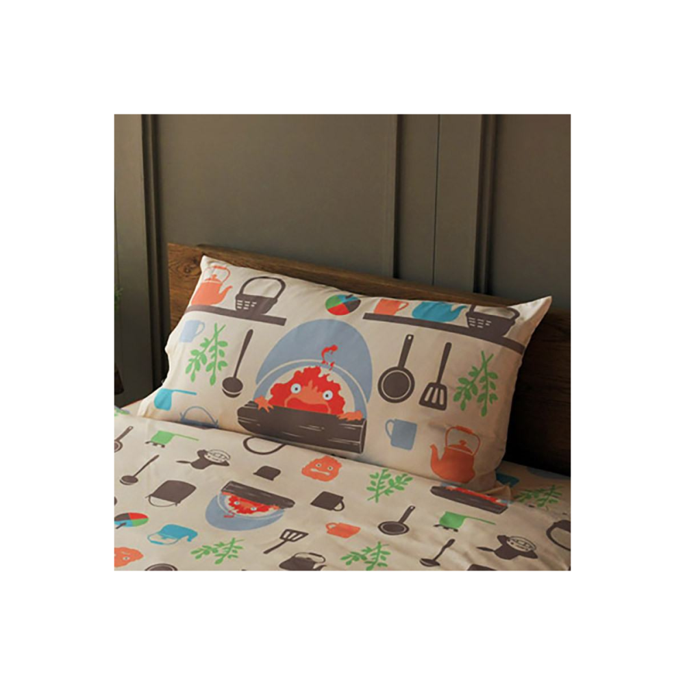 Howl’s Moving Castle Cook With Calcifer Natsu Cushion Cover
