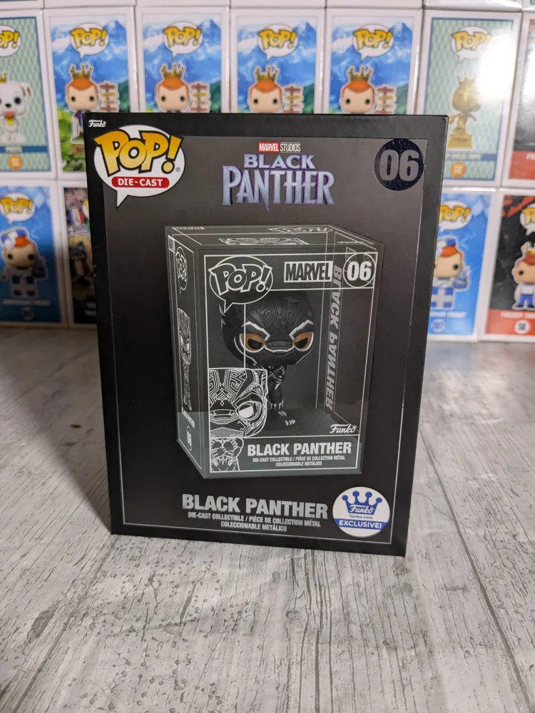 Die-Cast Marvel Studios #06 – Black Panther – Funko Pop!
