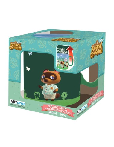 Taza Termica 460 Ml Bienvenido a la Isla Animal Crossing