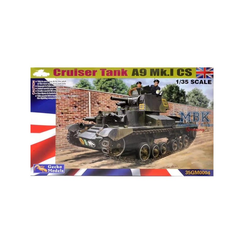 Maquette Cruiser Char Mk. Je CS, A9 Mk.ICS