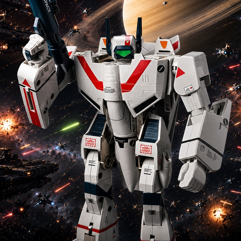 MACROSS Origin of Valkyrie VF-1J Valkyrie 45th Bandai – Collection