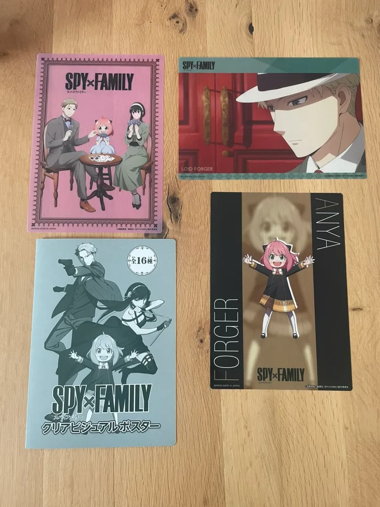 Poster A5 Anya Loid Yor Clear Visual Poster – Spy × Family