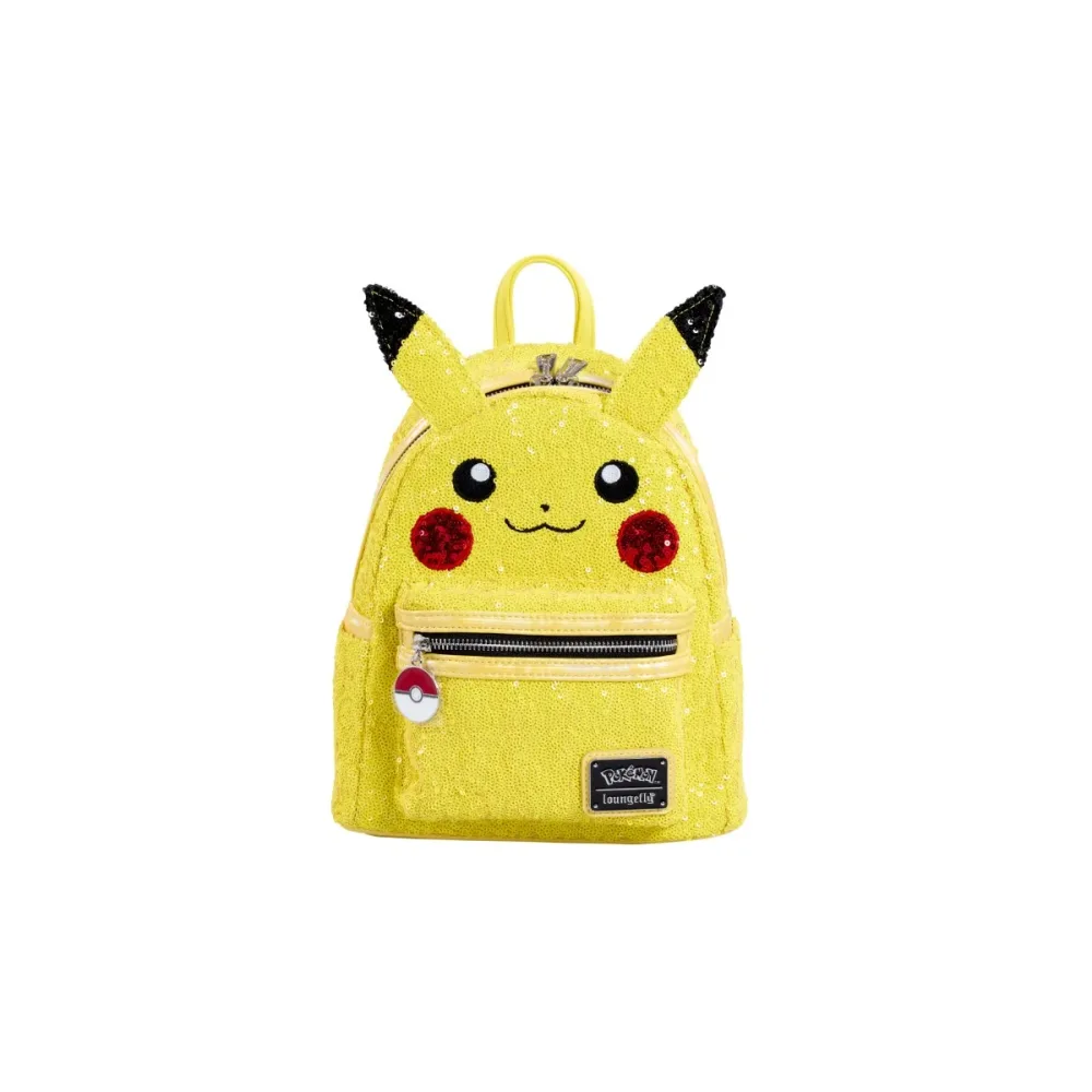 Pokemon Loungefly Mini Sac A Dos Sequin Pikachu Cosplay