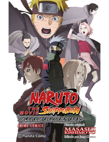 Naruto Shippuden Anime Comic los Herederos de la Voluntad de – Comic