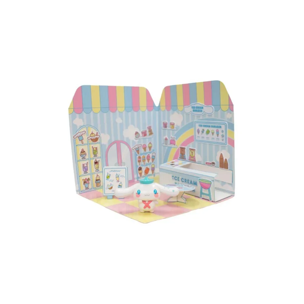 Figurine HELLO KITTY - Cinnamoroll 6cm Sticker House Ice Cream Parlour