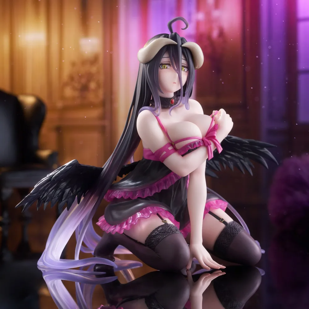 Overlord Desktop Cute Figure Albedo Nightgown ver.