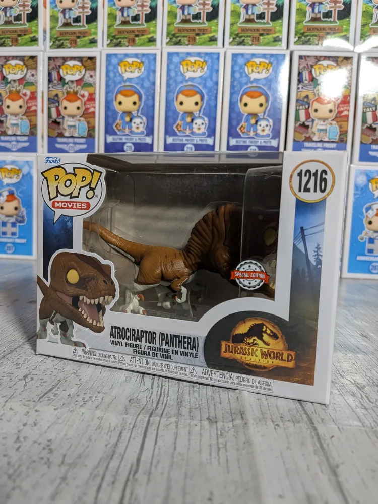 Jurassic World #1216 – Atrociraptor (Panthera) – Funko Pop!