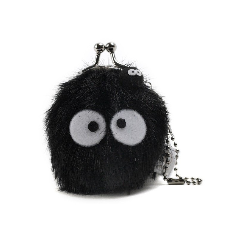 Portefeuille Mon Voisin Totoro Porte-monnaie Kurosuke Fermoir Clip