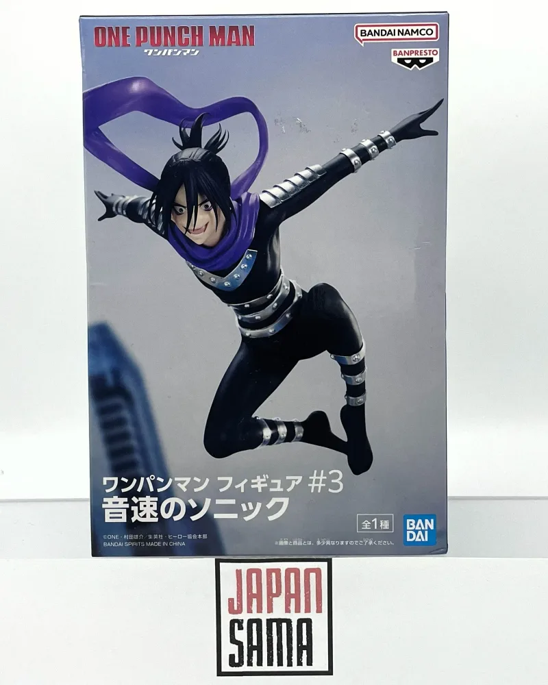Figurine Speed-o'-Sound Sonic #3 – One Punch Man – BANPRESTO