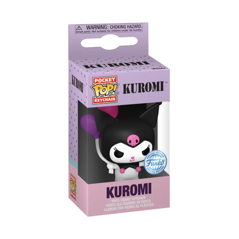 Porte-clé Hello Kitty Pocket Pop Kuromi Ballons