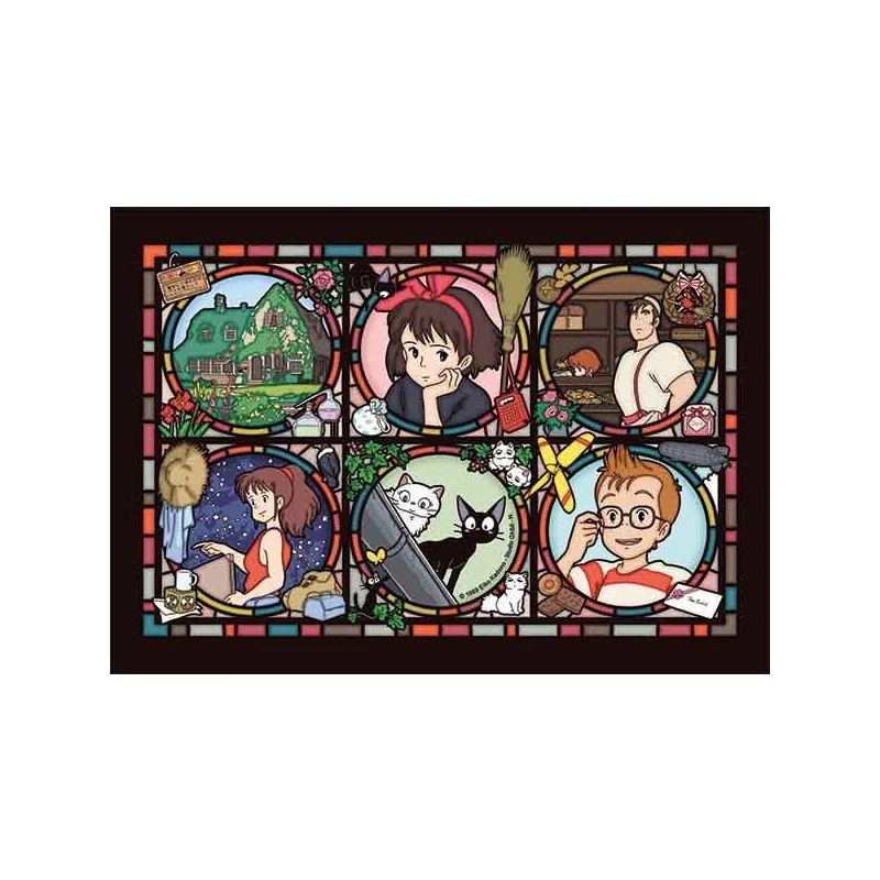 Puzzle KIKI DELIVERY 208 PCS STAINED GLASS PUZZ