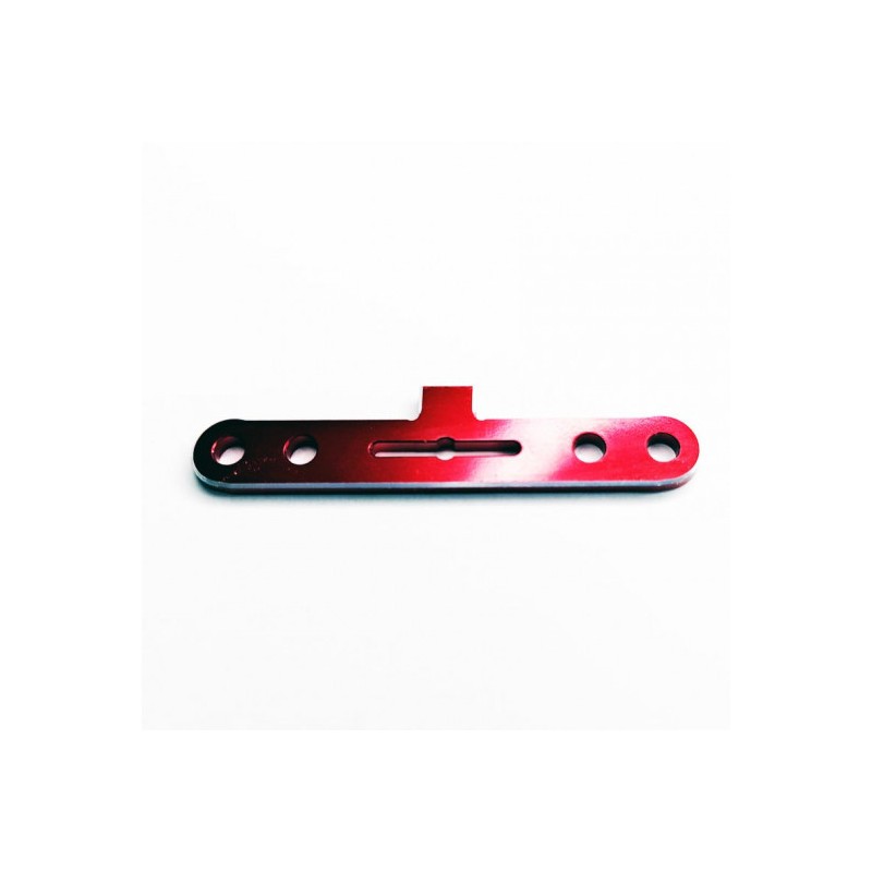 Pièce pour voiture électrique Plaque Liaison avant Bras Suspension en aluminium anodisé rouge pour Gunner MT & TR 6S