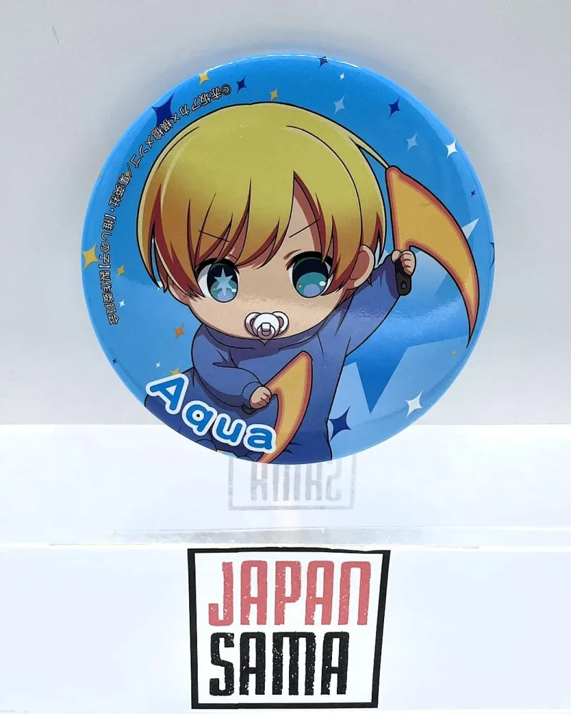Oshi no Ko – métal géant 10 cm Aqua – Badge