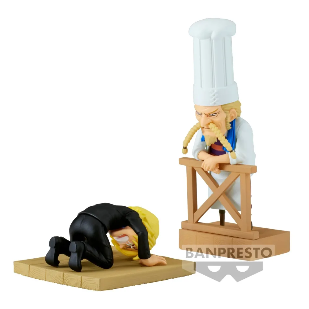 One Piece – Sanji & Zeff WCF Log Stories 8 cm Banpresto – Figurine