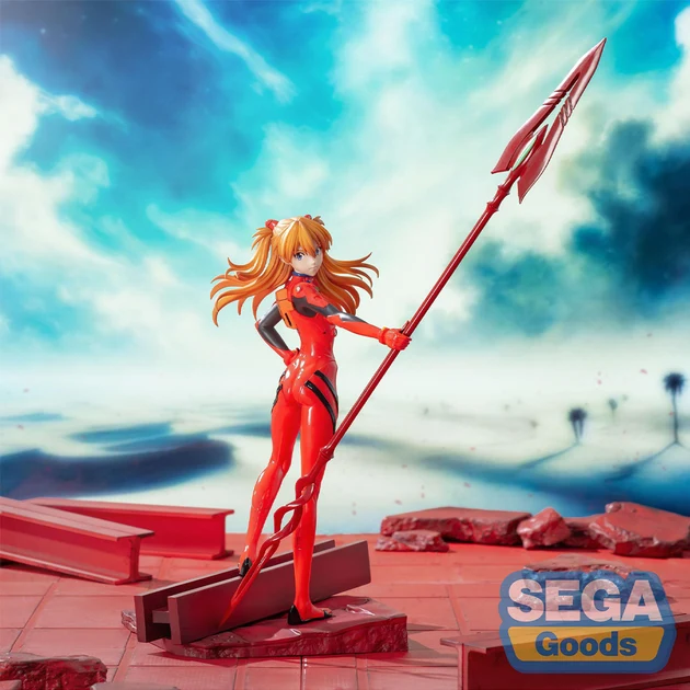 Evangelion : 3.0+1.0 - Thrice Upon a Time - Figurine - Asuka Shikinami Langley - Spear of Longinus - Luminasta