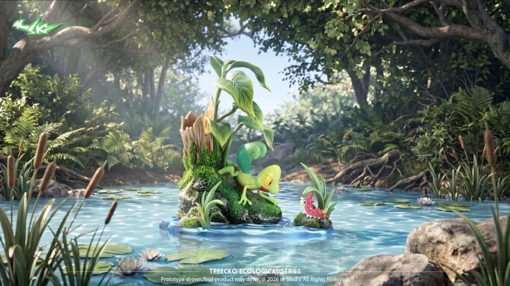 [PREORDER] 1/20 Scale World Figure [SK] – Treecko & Wurmple