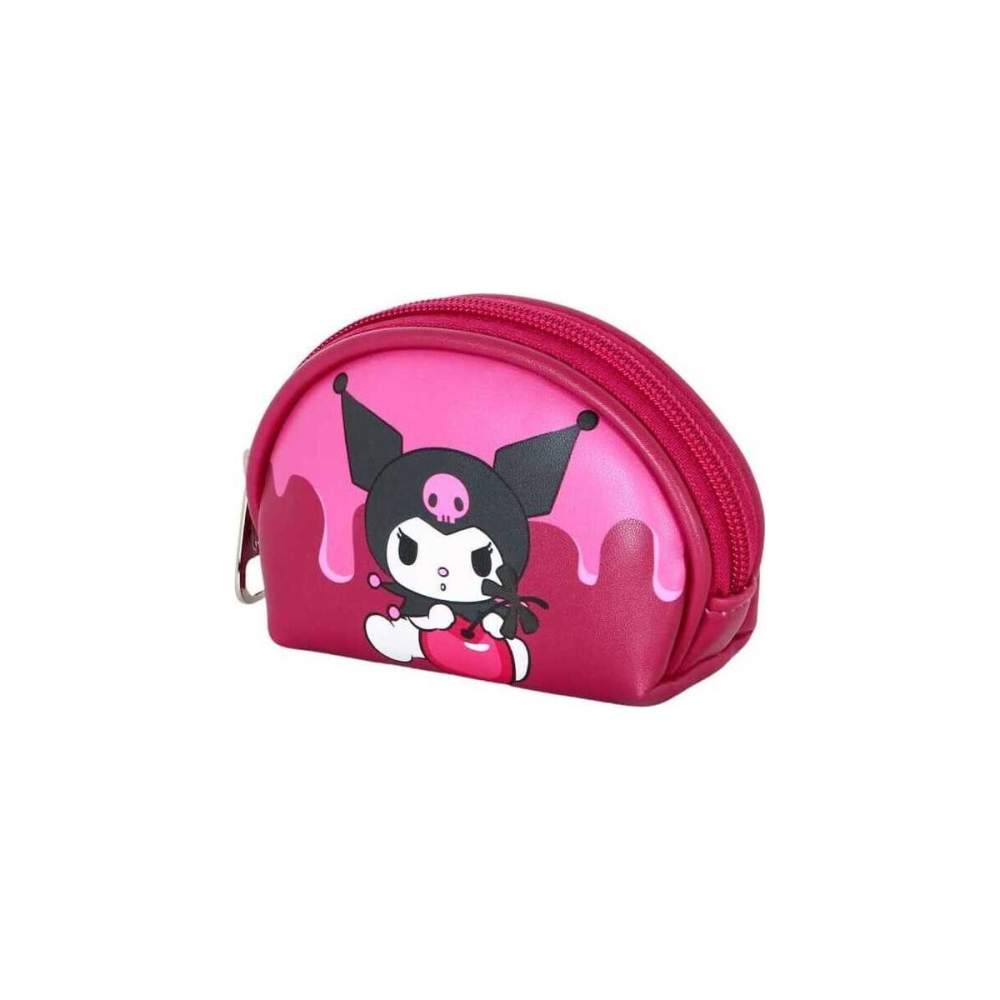 Sanrio Casual Oval Porte-monnaie Kuromi Cherry