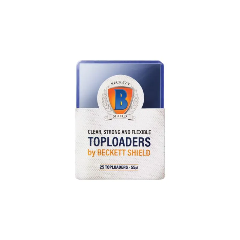Beckett Shield : 25 toploader 55pt Regular Clear