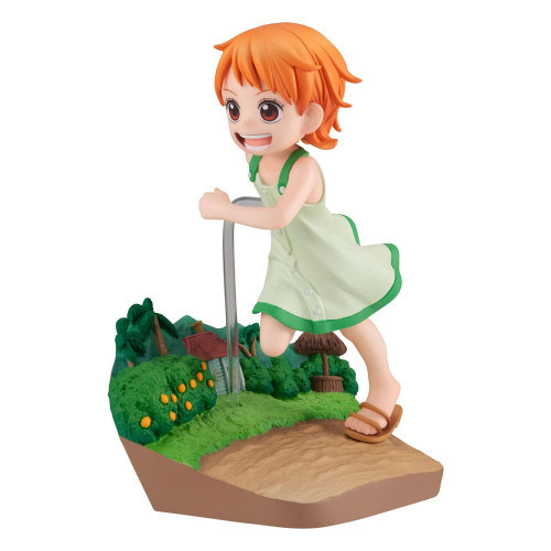 One Piece G.E.M. Series statue Nami Run! Run! Run! 11 cm - MegaHouse