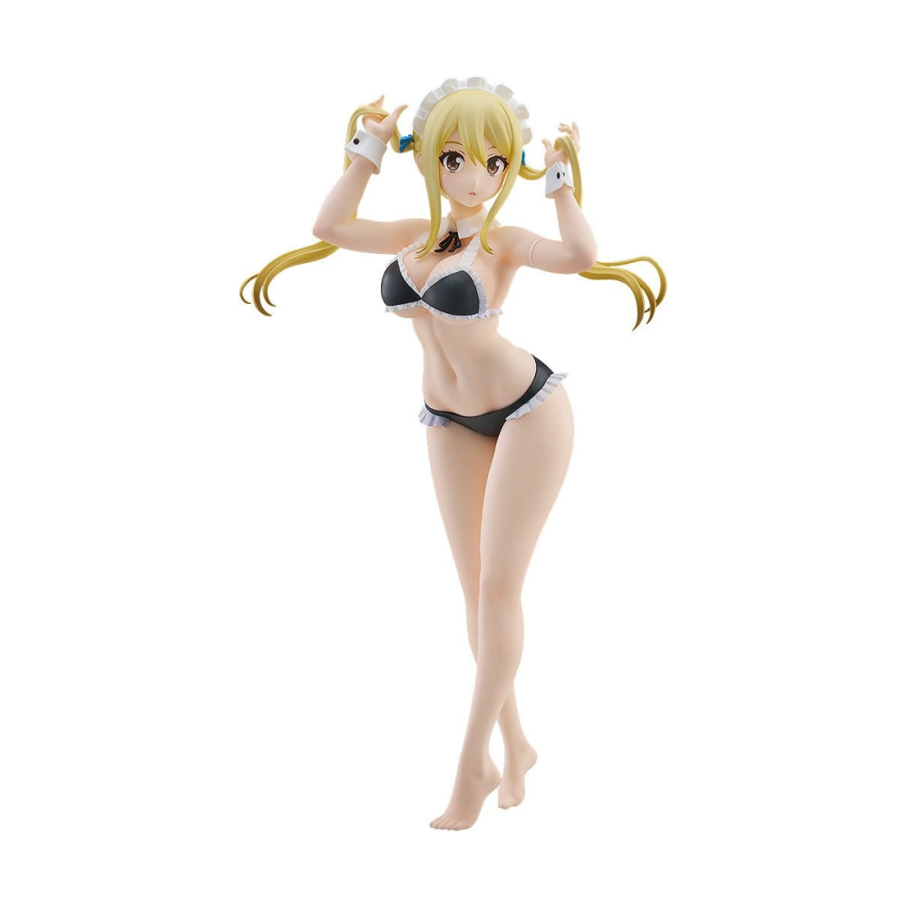 Fairy Tail 100 Years Quest Figurine Pop Up Parade Beach Queens Lucy Heartfilia: Virgo Form Swimsuit Ver. L Size 23 cm