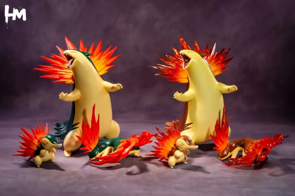 [PREORDER] 1/20 Scale World Figure [LM] – Cyndaquil & Quilava & Typhlosion