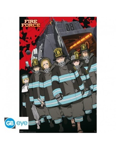 Poster "Key art S1 Company 8" (91.5x61) – FIRE FORCE