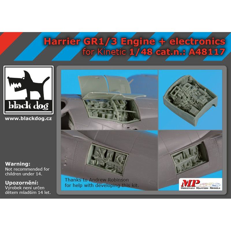 Accessoire Ensemble Bae Harrier GR-7 BIG (conçu pour être utilisé avec les kits Hasegawa)