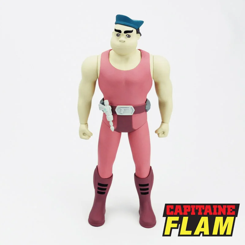 Capitaine Flam - Figurine Mala 20cm Boite FR