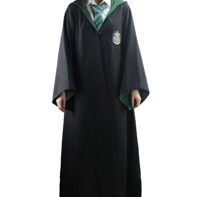 Réplique 1/1 Harry Potter Wizard Robe Cloak Slytherin XL