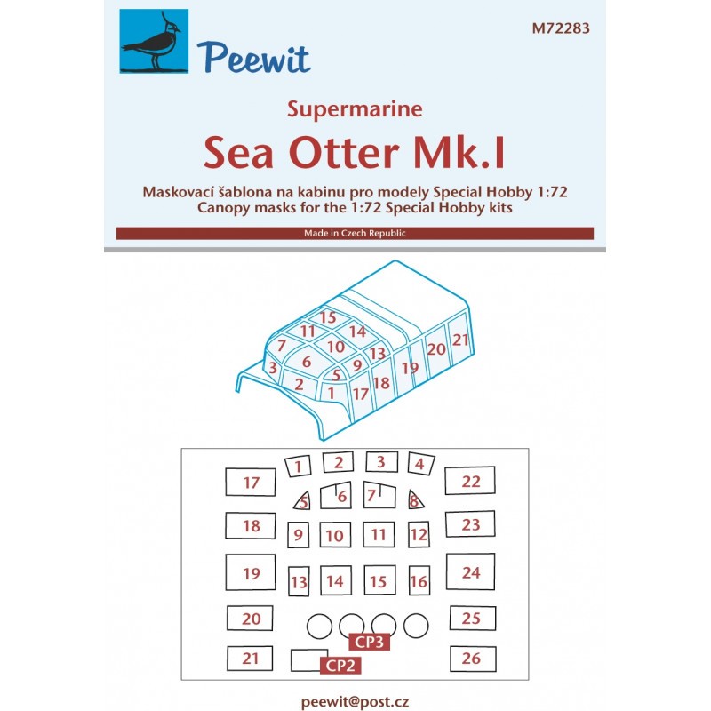 Accessoire Supermarine Sea Otter Mk.I (conçu pour être utilisé avec les kits Special Hobby)