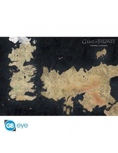 Poster – GAME OF THRONES – «Westeros Map» (91.5x61)