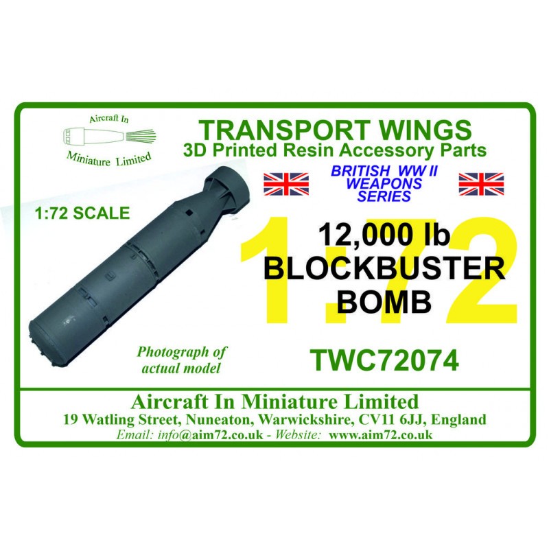 Accessoire 12,000lb blockbuster bomb