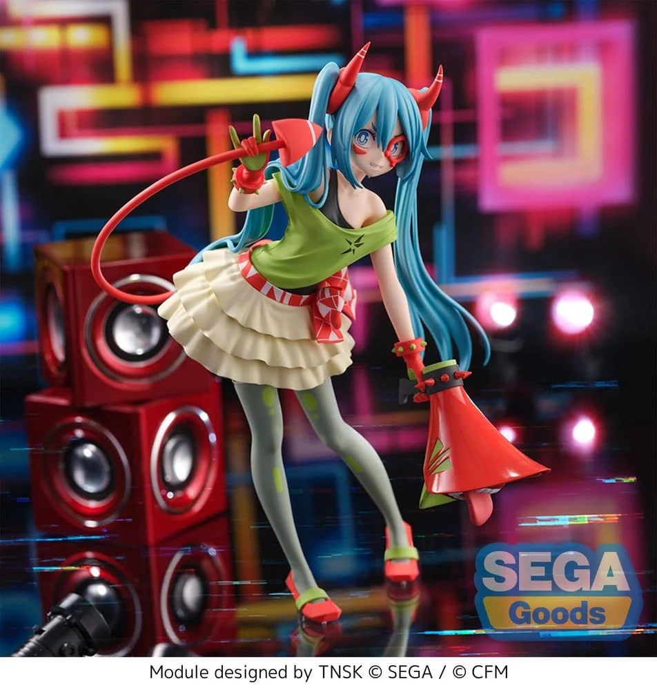 Hatsune Miku Project DIVA X FIGURIZM Hatsune Miku DE:MONSTAR T.R. PVC Figure