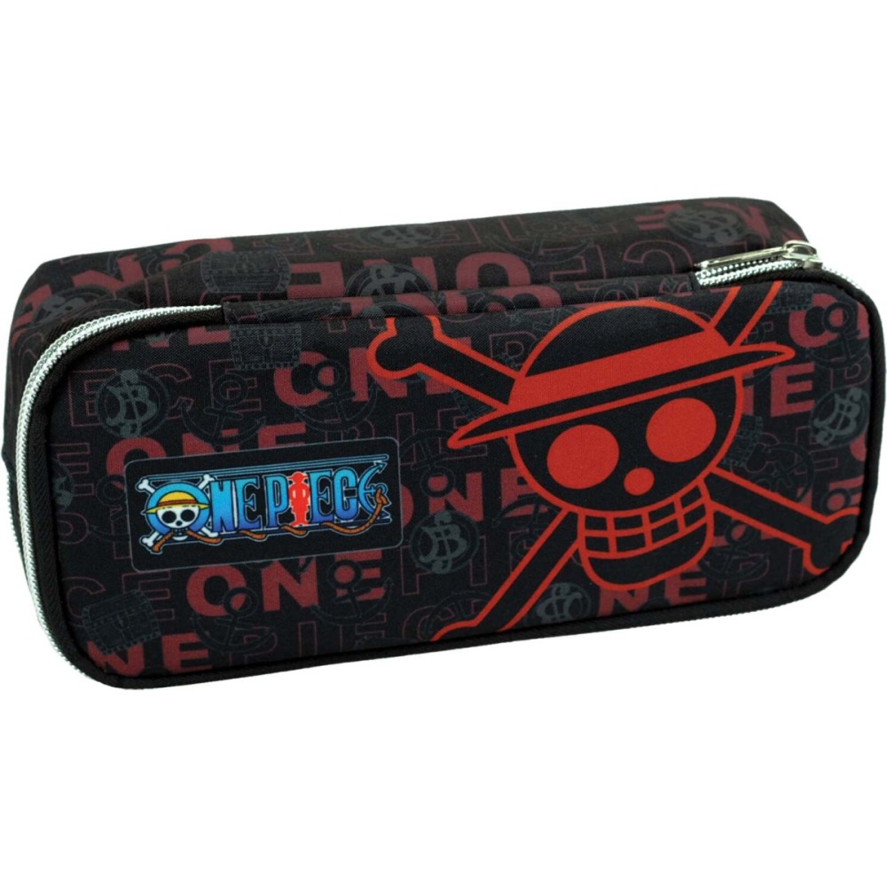 ONE PIECE - Trousse à Crayons Oval avec 2 Zippers