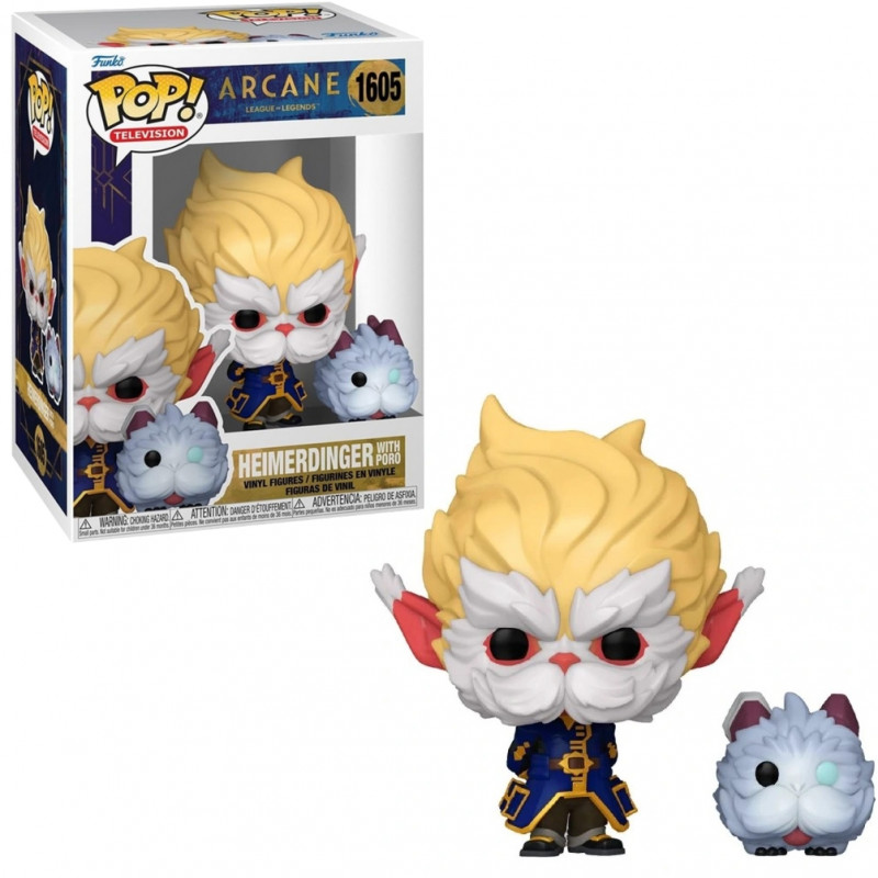 Figurine – ARCANE POP! Heimerdinger & Poro Funko