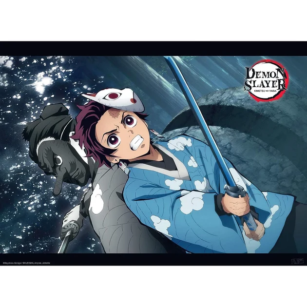 Demon Slayer - Poster - Tanjiro & Urokodaki