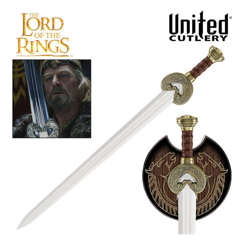 Réplique 1/1 épée Theoden Herugrim 92 cm Le Seigneur des Anneaux