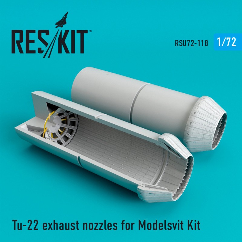 Buses d'échappement Tupolev Tu-22 (conçues pour être utilisées avec les kits Modelsvit)