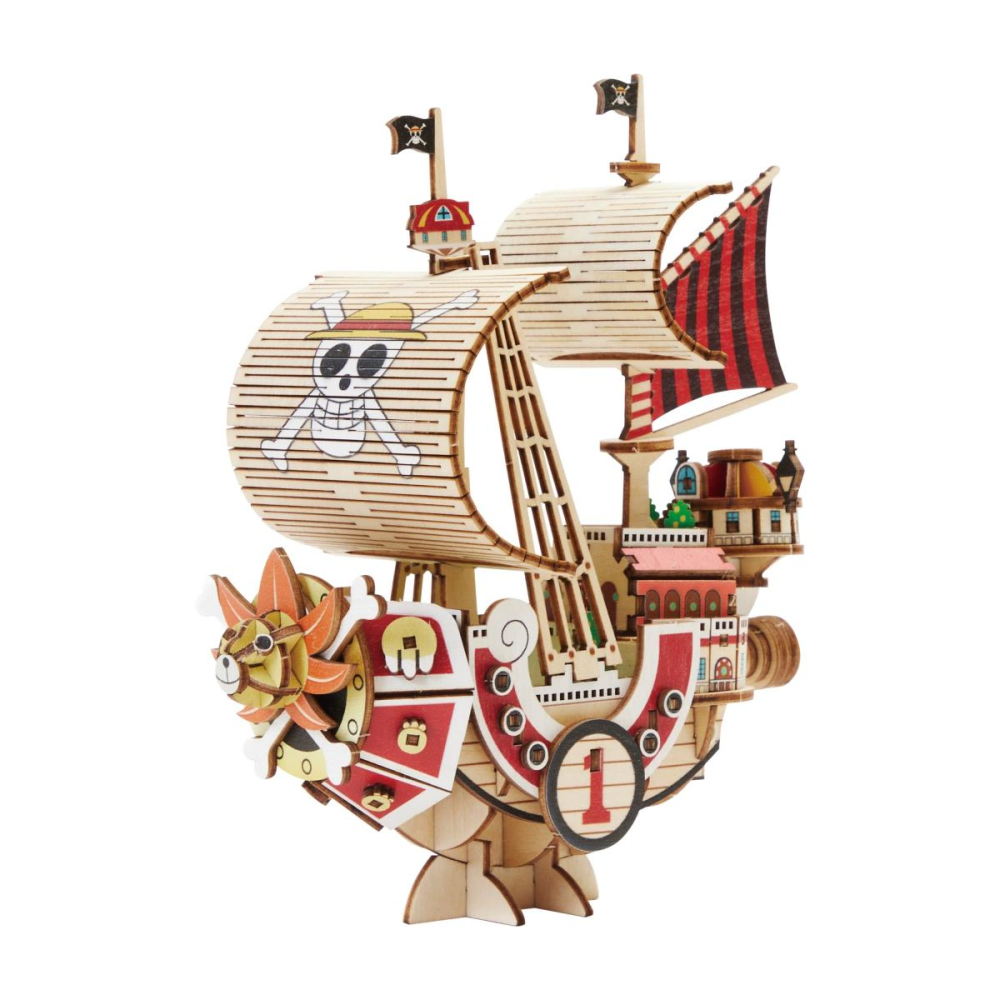 ONE PIECE - Thousand Sunny - Wood Model Kit 14.5cm