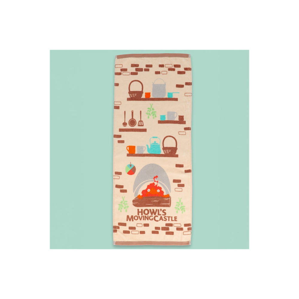 LE CHATEAU AMBULANT - Cuisiner avec Calcifer - Serviette Natsu 34x80cm