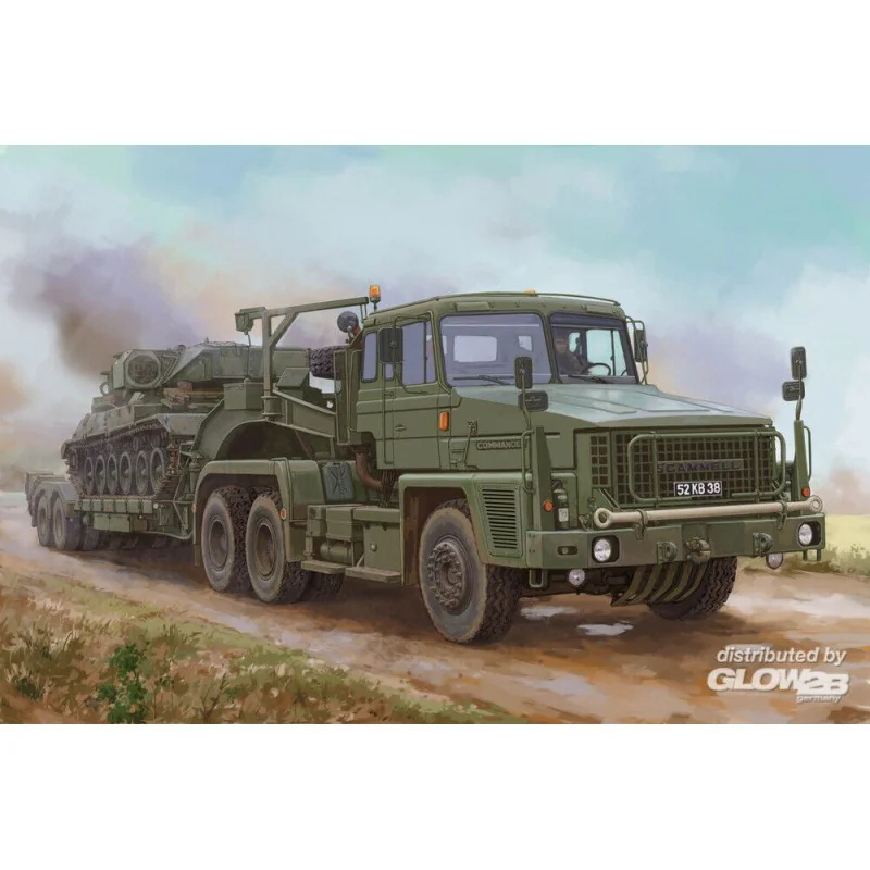 Maquette Scammell Commander avec semi-remorque Crane Fruehauf de 62 tonnes