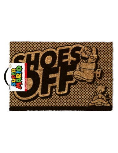 Felpudo Super Mario: Shoes Off Black – Collection