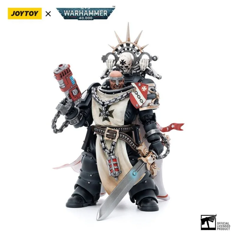 Figurine Warhammer 40k 1/18 Black Templars Marshal Baldeckrath 12 cm