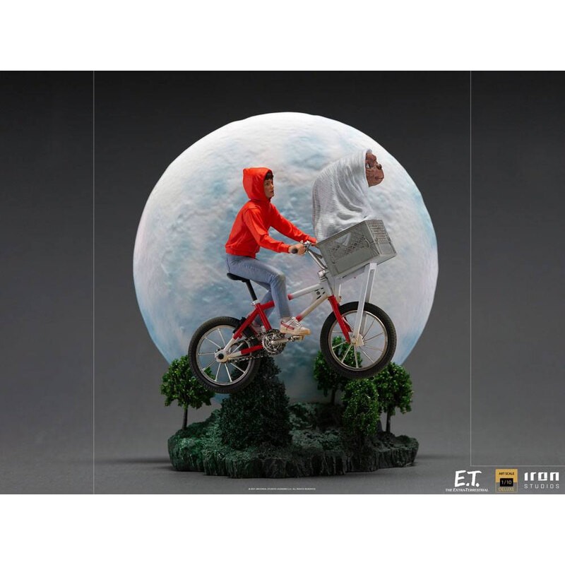 Figurine E.T. l´extra-terrestre statuette 1/10 Deluxe Art Scale E.T. & Elliot 27 cm