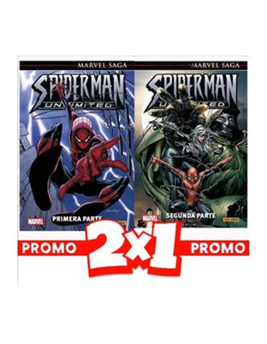 MARVEL Saga Spiderman Unlimited 2x1 (nº1 y Nº2) – Comic