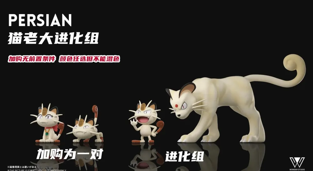 [PREORDER] 1/20 Scale World Figure [WONDER] – Meowth & Persian
